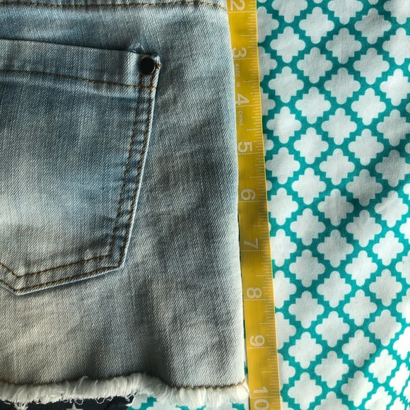 Light Blue Jean Shorts - Picture 5 of 5